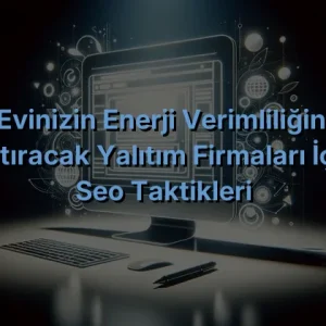 Evinizin Enerji Verimliliğini Artıracak Yalıtım Firmaları İçin SEO Taktikleri